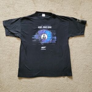 Vintage 2003 UK James Bond 007 Science Museum Exhibition T Shirt Mens L Official